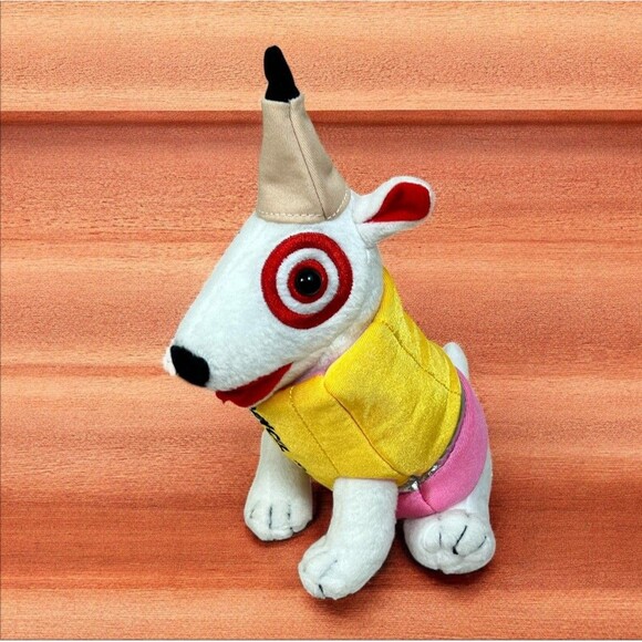 Target BULLSEYE #2 PENCIL Dog Plush 2016 Stuffed 9” Toy Ultra Rare - #711/2000 - Picture 1 of 11